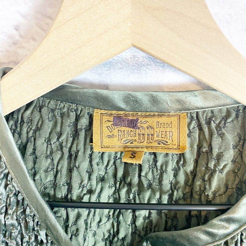 Double D Ranch Green Textured Jacket - Picture 3 of 5